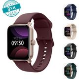 ttec Tempus 44 mm, Dikdörtgen Kasa, İOS ve Android Uyumlu, 22mm Değiştirilebilir Kordonlu, Akıllı Saat Yakut Kırmızısı 2S13WV3 - Bordo - Çok Renkli