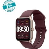 ttec ttec Tempus 44 mm Dikdörtgen Kasa Akıllı Saat 2S13WV1 - Bordo