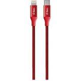 Ttec Usb-C - Lightning Hızlı Şarj Kablosu 150CM 2DK41 Ttec Alumicable Halat Kablo - Kırmızı