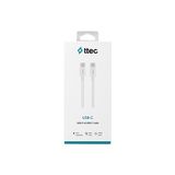 ttec USB-C - USB-C Şarj Kablosu 60W Beyaz ttec USB-C - USB-C Şarj Kablosu 60W Beyaz 120 cm
