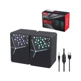 Ttech Bilişim jedel S-554 Pc Ses Sistemi 1+1 Usb 3.5mm Jack Rgb Ledli