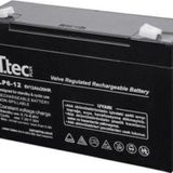 Ttech Ttec 6 Volt 12 Amper Bakımsız Kuru Akü Elektronik Cihaz Aküsü Şarj Edilebilir Akü Siyah Renk