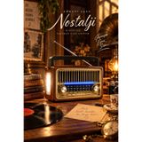Tteknolife KTF-1655 Ahşap Nostaljik Görünümlü Bluetoothlu USB-SD Card Mp3 Çalar Radyo Müzik Kutusu