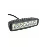 Ttmotomarket Motosiklet Sis Farı Norma Led Yatay 6 Led Beyaz Işık Tek Mod - Düz [1 Adet]