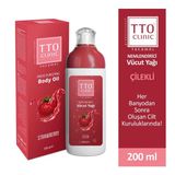TTO 200 ml Vücut Yağı Çilek Clinic Nemlendirici