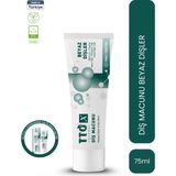 Tto Beyazlatıcı Diş Macunu 75 ml Hassas Dişler ve Diş Etleri İçin Ferah Nane Aromalı