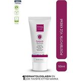 TTO Clinic Postbiyotik Yüz Kremi 50 ml – Rozalı, Akneli ve Lekeli Ciltler İçin Cilt Dengeleyici Bakım