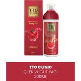 Tto Clinic Vücut Yağı Çilek 200 ml (Çay Ağacı Yağı / Tea Tree Oıl) - standart