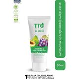 Tto El Kremi Avokado Ve Üzüm Çekirdeği Yağı 50 Ml