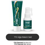 TTO Florürsüz Diş Macunu 75 gr Nane Aromalı Koruyucu Özellikte Ağız Spreyi Hediyeli