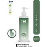 Tto Thermal Thermal Kenevir Bitkisi Tohumu Yağı Yüz Temizleme Jeli