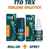 Tto Trx Sprey Ve Roll-on Paketi Terleme Önleyici Çay Ağacı Yağı / Tea Tree Oıl