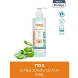 Tto X Aloe Vera Losyon Güneş Sonrası Bakım, Nemlendirici, Ferahlatıcı, Yatıştırıcı 200 Ml