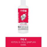 Tto x Kepekli ve Yağlı Saçlara Özel Şampuan Kolajen ve Prebiyotik 500ml