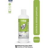 TTO X Keratin ve Argan Özlü Saç Şampuanı Dökülme Karşıtı Etki 500 ml Kadın Kullanıcılar İçin