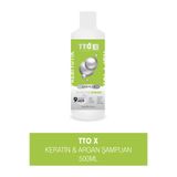 Tto X Keratin Ve Argan Özlü Saç Şampuanı Kolajen Ve Prebiyotik 500Ml