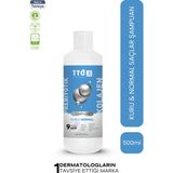 TTO X Kolajen ve Prebiyotik İçeren Kuru ve Normal Saçlar İçin Şampuan 500ml Dökülme Karşıtı Keratinli