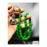 TTS TÜRK TESBİH SANATI Kapsül Yesil Toz Kehribarı Tesbih