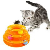 TTT 3 Katlı Kedi Oyuncağı Turntable Cat Toy