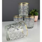 Ttt 6'lı Kristal Meşrubat Bardağı 300 ml - Renkli