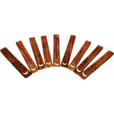 Ttt Ahşap Kayık Tütsülük - Yıldız Desenli 24 cm Doğal Ahşap ile Estetik Dekorasyonu - Renkli - STANDART