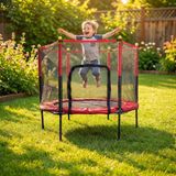 Ttt Fileli 140 cm Büyük Boy Trambolin - Renkli