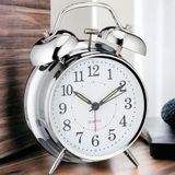 Ttt Gümüş Renk Metal Çalar Masa Saati - Çok Renkli