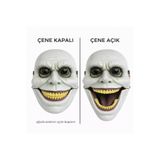 TTT Hareketli Çene Mekanizmalı Yeşil Korku Maskesi