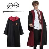 TTT Harry Potter Gryffindor Kapşonlu Çocuk Kostüm Seti 9-10 Yaş