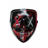 Ttt Işıklı Led Maske Parti Eğlence Maskesi Hallowen Neon Maske