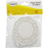 Ttt Kağıt Bardak Altlığı Seti - 50'li Paket - Dantel Tasarımlı