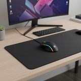 Ttt Kaymaz Alt Tabanlı Siyah Mouse Pad 40X30 cm - Çok Renkli