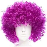 TTT Koyu Mor Violet Renk Afro Bonus Parti Peruğu