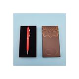 TTT Mandala Desenli Kutulu Kırmızı Touchpen Tükenmez Kalem