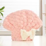 Ttt Mikrofiber Örgü Saç Kurutma Bone Havlu - 10 x 10 cm - Çok Renkli
