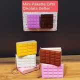 Ttt Mini Çiftli Çikolata Not Defteri - Belirtilmemiş - 24 Renk