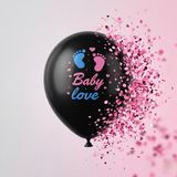 Ttt Pembe Konfetili Cinsiyet Balonu