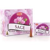 Ttt Sage Aromalı Konik Tütsü - Çok Renkli