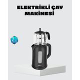 Ttt Sinbo Elektrikli Çay Makinesi 1.7 L Su Isıtıcı ve Cam Demlikli Güvenli Kullanım
