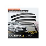 TTT Skoda Octavia 3 2013+ V2 Düz Cam Rüzgarlığı