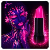 Ttt UV Neon Pembe Ruj – Karanlıkta Parlayan Makyaj Boyası
