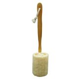 TTYBG Doğal Peeling Lofa Lofa Lofa Sırt Sünger Ovma Fırçası Uzun Ahşap Saplı Çubuk Tutucu Vücut Duşu Banyo Spa Spa 1 Paket