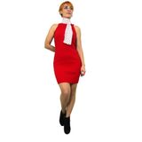 Tu Estilo Triko Elbise (Kırmızı)