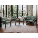 Tu Tienda Bahçe Balkon Kafe Mobilyası 2+1+1 - Yeşil