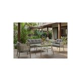 Tu Tienda GALATA 2+1+1+MASA(70*120) BAHÇE BALKON MUTFAK TAKIMI,GRİ