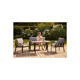 Tu Tienda Nergiz 2+1+1+Masa(70x120) Bahçe Balkon Mutfak Mobilyası,Kayrak Gri