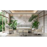 Tu Tienda Petra Alüminyum Rattan 3 1 1 Masa 2puf Bahçe Balkon Mobilyası,çok Renkli Çok Renkli