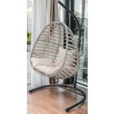 Tu Tienda Rattan Tek Kişilik Bahçe Balkon Ev Salıncağı,beyaz
