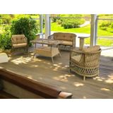 Tu Tienda Tire 2 1 1 Masa Bahçe Balkon Mobilyası,kahverengi Bej