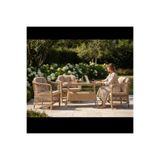 Tu Tienda TİRE ALÜMİNYUM 2+1+1+MASA(70*120) BAHÇE BALKON MUTFAK TAKIMI, BAMBU RATTAN / BEJ KUMAŞ